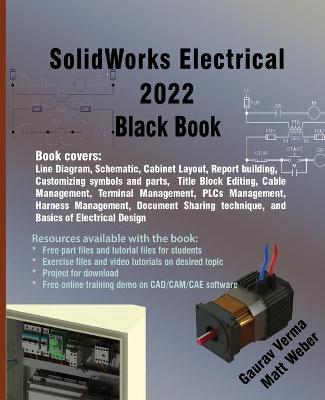 Book cover for SolidWorks Electrical 2022 Black Book