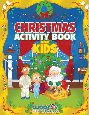 Book cover for Christmas Activity Book for Kids