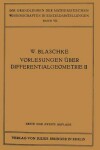 Book cover for Vorlesungen UEber Differentialgeometrie Und Geometrische Grundlagen Von Einsteins Relativitatstheorie II