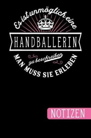 Cover of Es ist unmoeglich eine Handballerin zu beschreiben