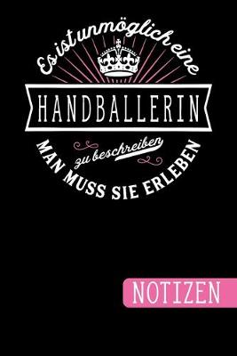 Book cover for Es ist unmoeglich eine Handballerin zu beschreiben