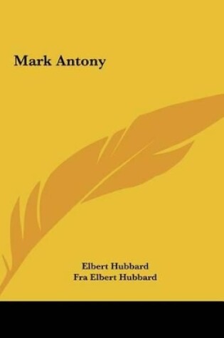Cover of Mark Antony