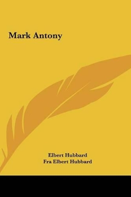 Book cover for Mark Antony