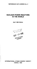 Cover of Nuclear Power Reactors in the World, April 1992 Edition