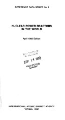 Book cover for Nuclear Power Reactors in the World, April 1992 Edition