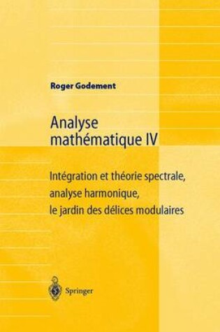 Cover of Analyse Mathematique IV