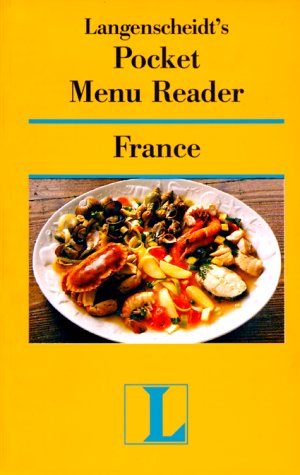 Book cover for Langenscheidt's Pocket Menu Reader France