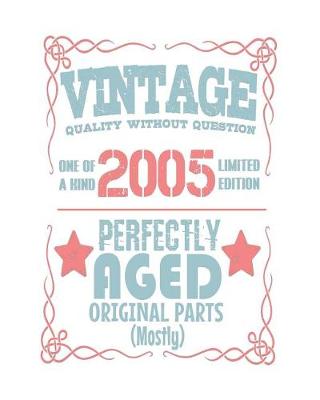 Book cover for Vintage Quality Without Question One of a Kind 2005 Limited Edition Perfectly Aged Original Parts Mostly