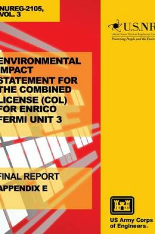 Cover of Environmental Impact Statement for the Combined License (COL) for Enrico Fermi Unit 3