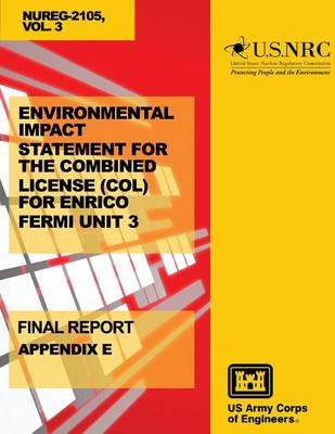 Book cover for Environmental Impact Statement for the Combined License (COL) for Enrico Fermi Unit 3