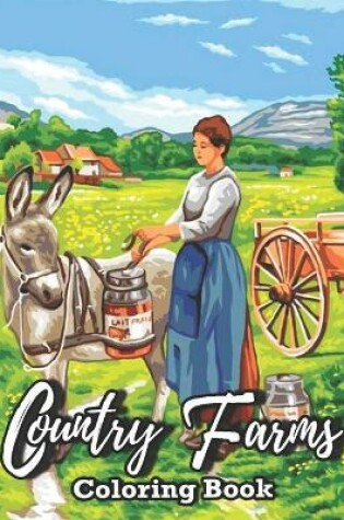 Cover of Country Farm Coloring Book