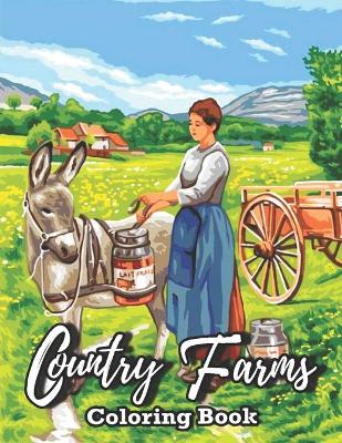 Book cover for Country Farm Coloring Book