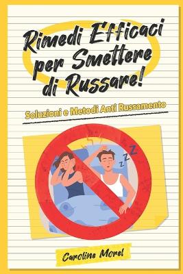 Book cover for Rimedi Efficaci per Smettere di Russare!