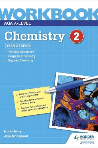 Cover of AQA A-level Chemistry Workbook 2