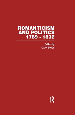 Book cover for Romanticism & Politics 1789-1832
