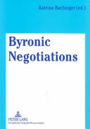 Book cover for Byronic Negotiations