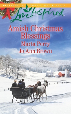 Book cover for Amish Christmas Blessings