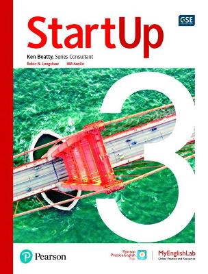 Book cover for StartUp Student Book with app and MyEnglishLab, L3