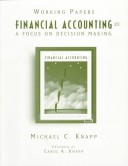 Book cover for Working Papers Financial Accounting