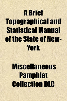 Book cover for A Brief Topographical and Statistical Manual of the State of New-York