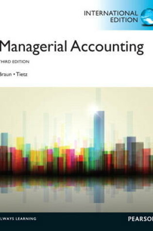 Cover of Managerial Accounting, plus MyAccountingLab with Pearson eText