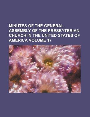 Book cover for Minutes of the General Assembly of the Presbyterian Church in the United States of America (1868)