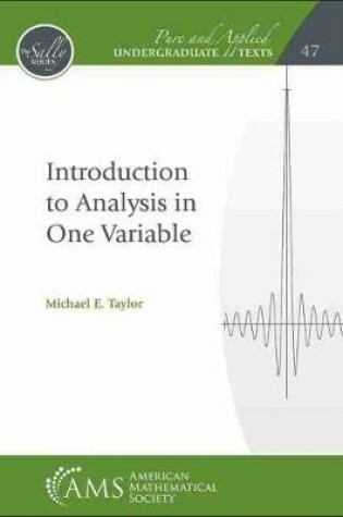 Cover of Introduction to Analysis in One Variable