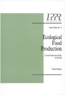 Book cover for Ecological Food Production