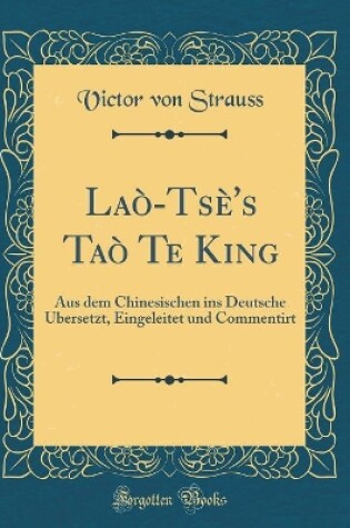 Cover of Laò-Tsè's Taò Te King