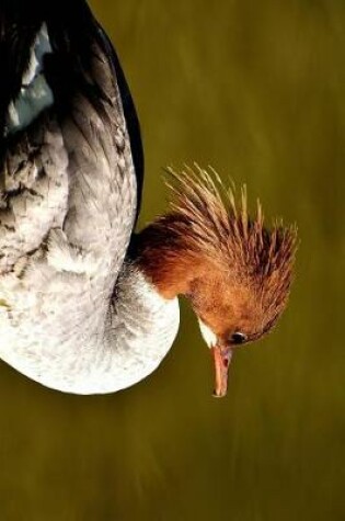 Cover of Merganser Female Duck Waddling by the Lake Journal