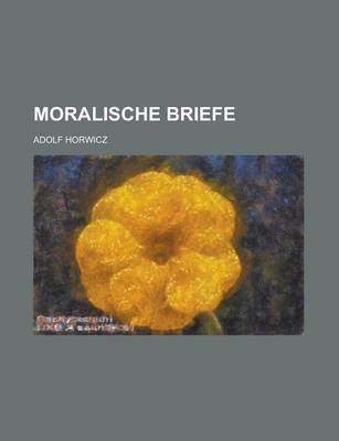 Book cover for Moralische Briefe