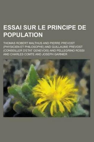 Cover of Essai Sur Le Principe de Population