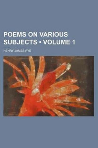 Cover of Poems on Various Subjects (Volume 1)