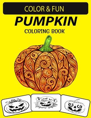 Book cover for Pumpkin Coloring Book