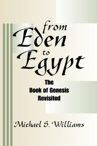 Cover of From Eden to Egypt
