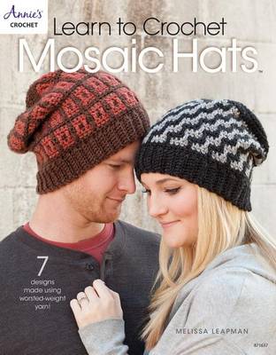 Book cover for Learn to Crochet Mosaic Hats