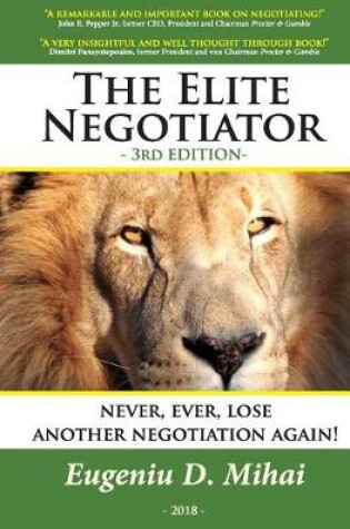 Cover of The Elite Negotiator - 3rd ed