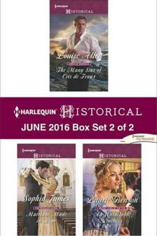 Cover of Harlequin Historical June 2016 - Box Set 2 of 2