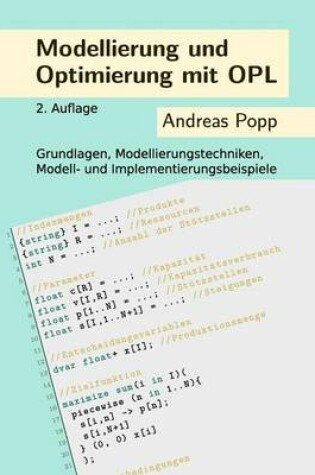 Cover of Modellierung und Optimierung mit OPL