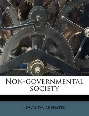 Book cover for Non-Governmental Society