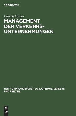 Cover of Management der Verkehrsunternehmungen
