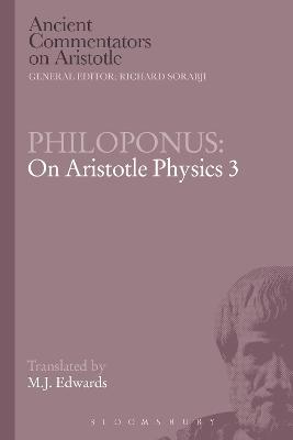 Book cover for Philoponus: On Aristotle Physics 3