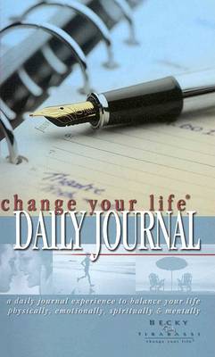 Book cover for The Change Your Life Daily Journal