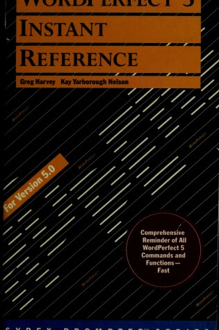 Cover of WordPerfect 5 Instant Reference