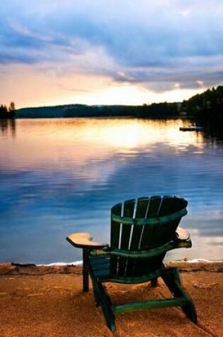 Cover of Wooden Chair by the Lake at Sunset