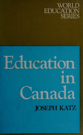 Book cover for Education in Canada