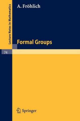 Cover of Formal Groups