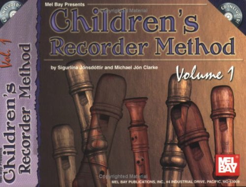 Book cover for Children's Recorder Method, Volume 1