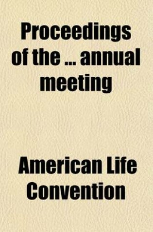 Cover of Proceedings of the Annual Meeting (Volume 28)