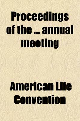 Book cover for Proceedings of the Annual Meeting (Volume 28)